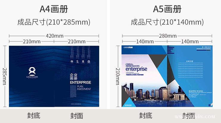 企業(yè)畫冊印刷的設(shè)計元素和常規(guī)尺寸  第1張